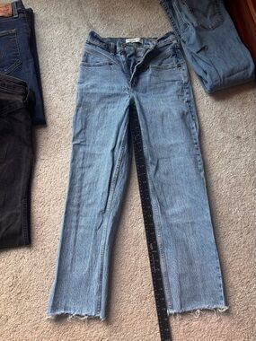 Abercrombie straight leg front yoke 90’s jeans